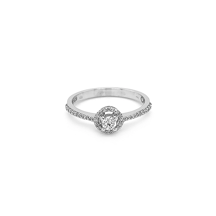 Zlatý Zásnubní Prsten s Diamanty