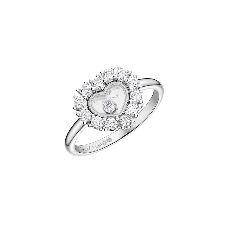 Gold Ring Chopard Happy Diamonds 82A616-1111