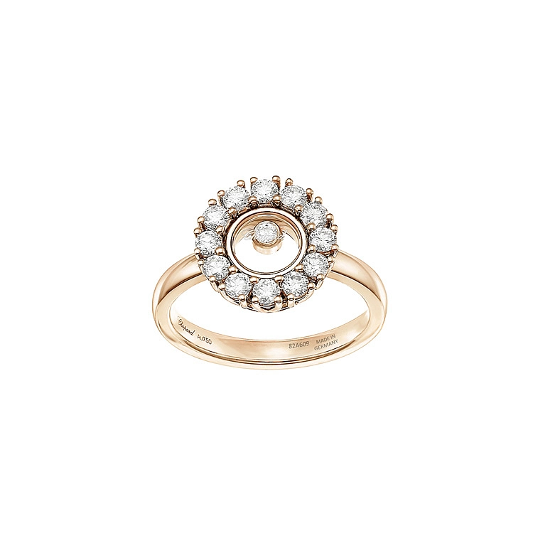 Gold Ring Chopard Happy Diamonds 82A609-5112