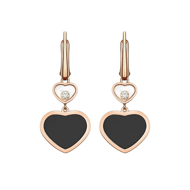 Gold Earrings Chopard Happy Hearts 837482-5210