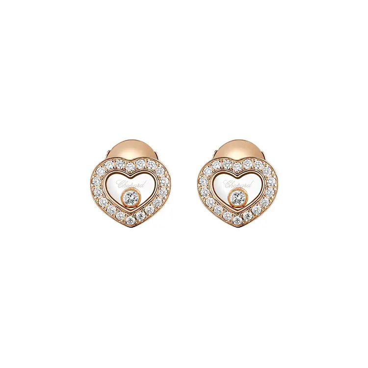 Zlaté Náušnice Chopard Happy Diamonds 83A054-5201