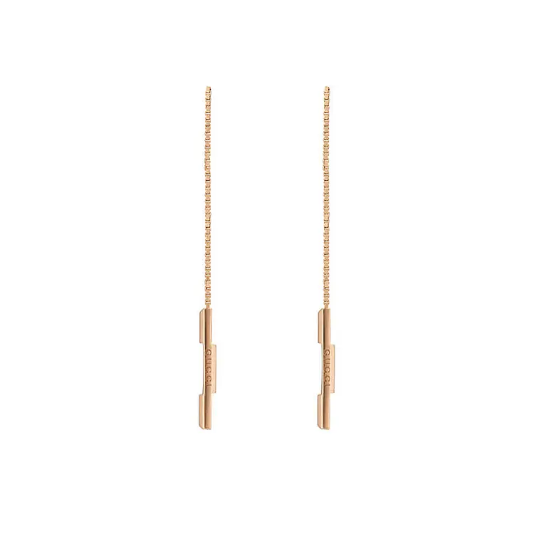 Zlaté Náušnice Gucci Link to Love YBD66211500200U