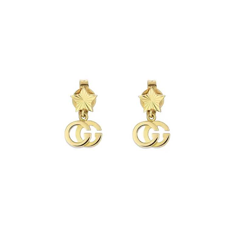 Zlaté Náušnice Gucci GG Runing Star YBD64860400100U