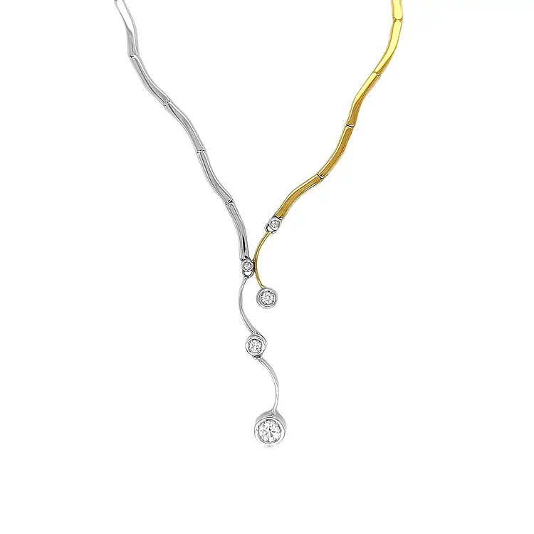 Zlatý Náhrdelník s Diamanty