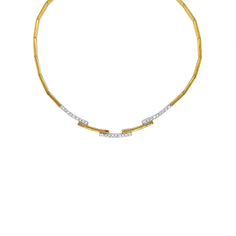 Zlatý Náhrdelník s Diamanty