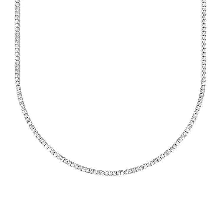 Zlatý tennis náhrdelník s diamanty