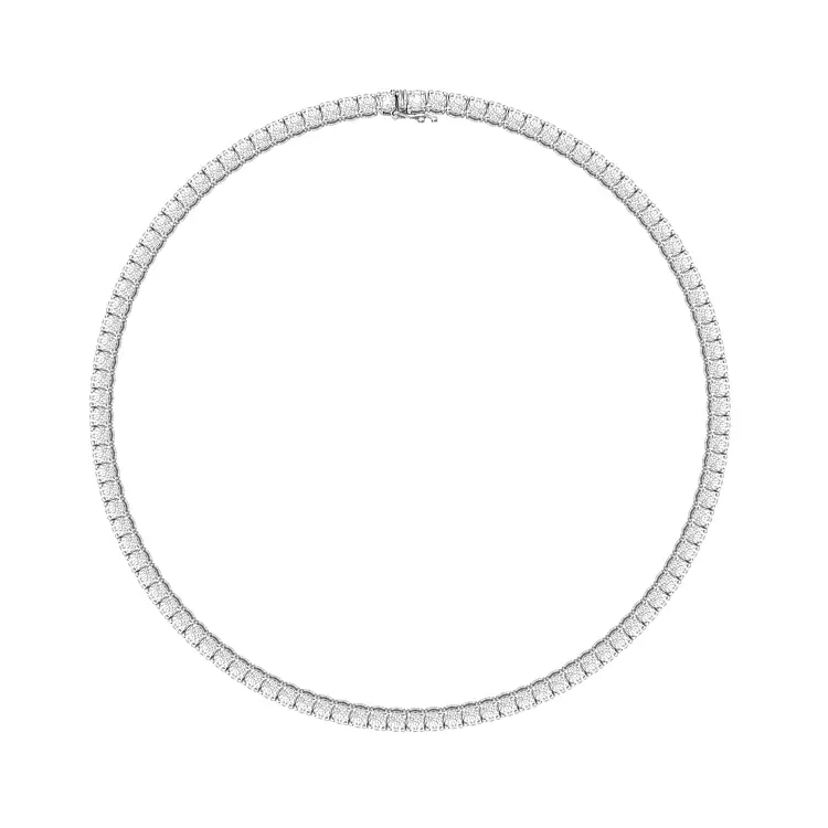 Zlatý tennis náhrdelník s diamanty