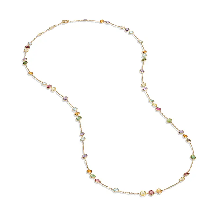 Zlatý náhrdelník Marco Bicego Jaipur s polodrahokamy CB1309-MIX01-Y