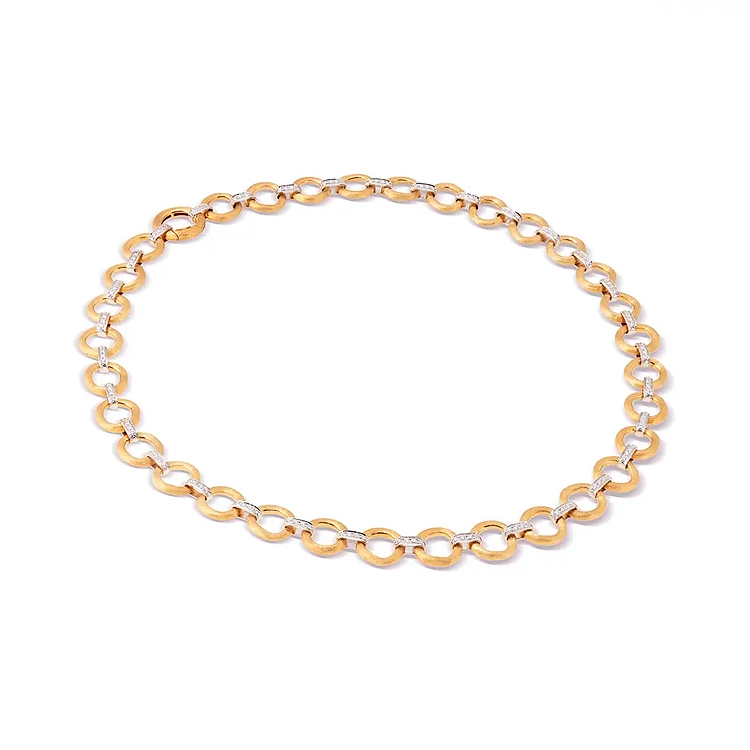 Zlatý Náhrdelník Marco Bicego Jaipur Diamond CB2660 B YW