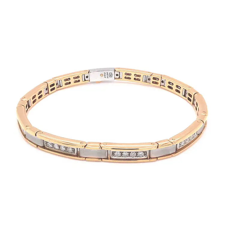 Zlatý Náramek Zancan Couture First EB375BR