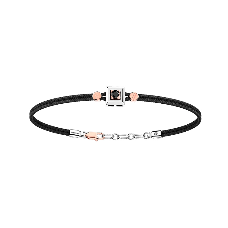 Gold Bracelet Zancan with Red Diamond