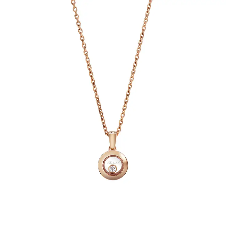 Zlatý Přívěsek Chopard Happy Diamonds 79A017-5001