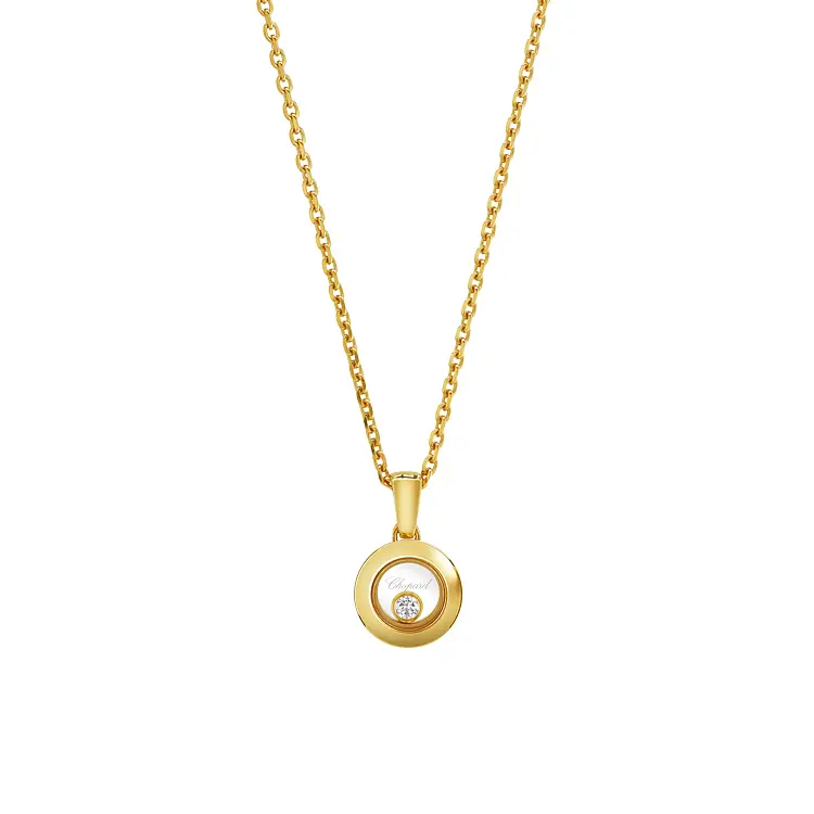 Zlatý Přívěsek Chopard Happy Diamonds 79A017-0001