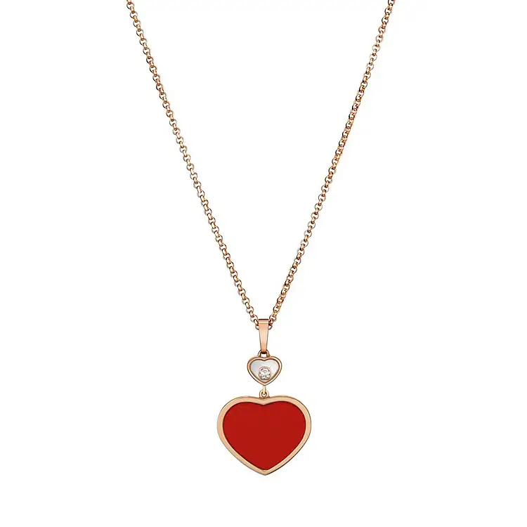 Zlatý Přívěsek Chopard Happy Hearts 797482-5801