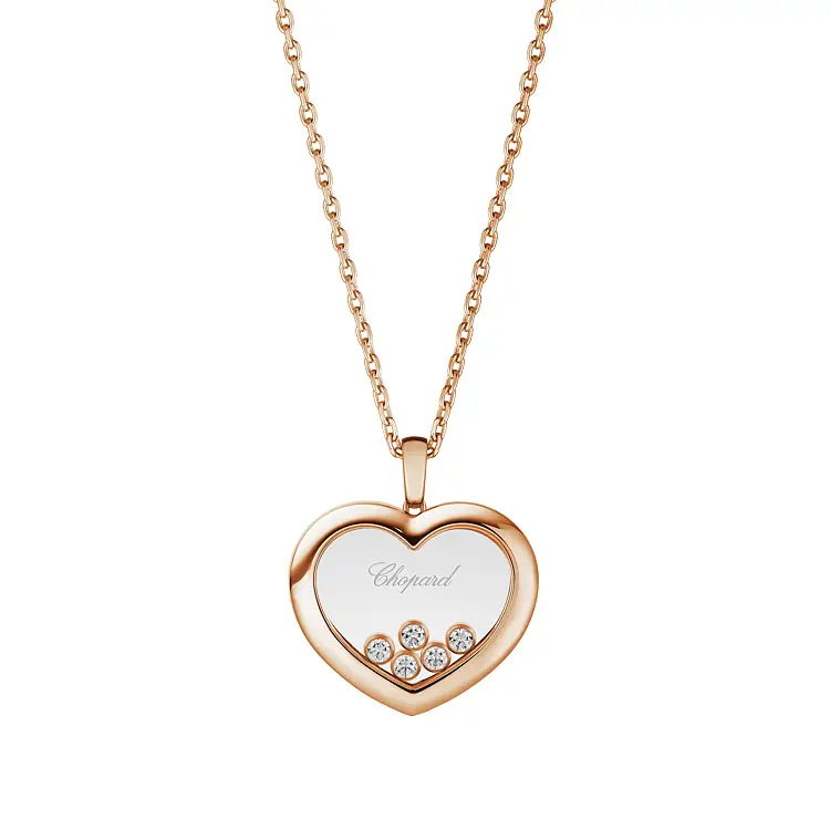 Zlatý Přívěsek Chopard Happy Diamonds 79A039-5001