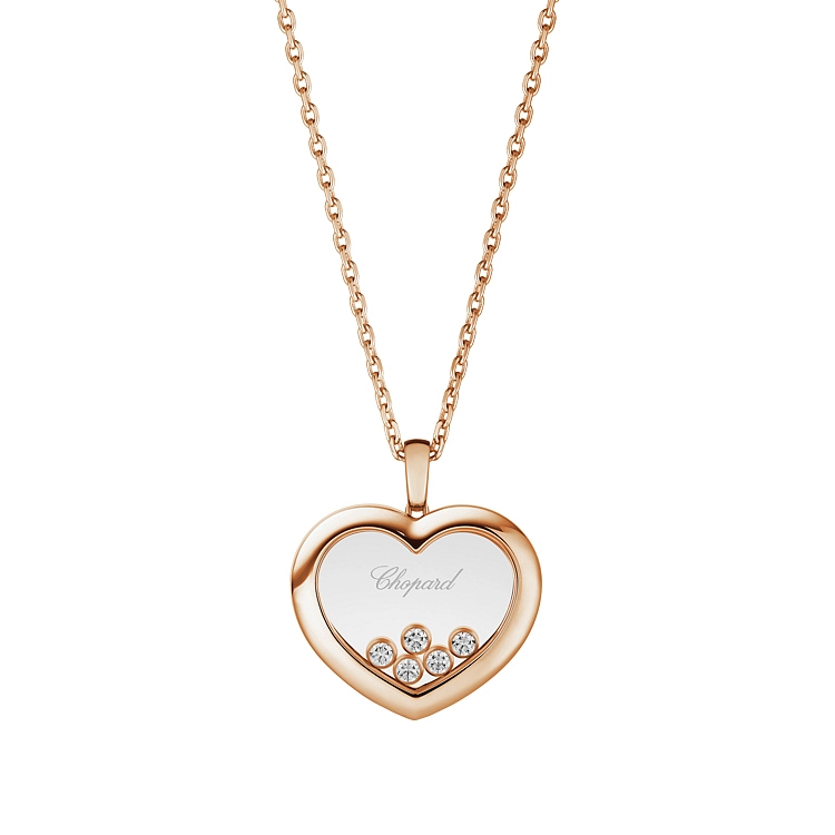 Gold Pendant Chopard Happy Diamonds 79A039-5001