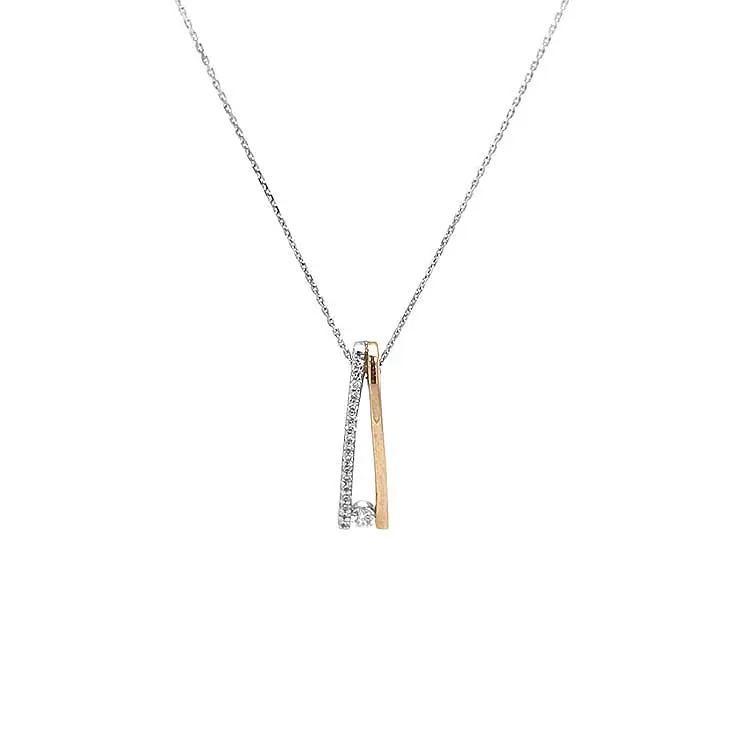 Zlatý Přívěsek s Diamanty