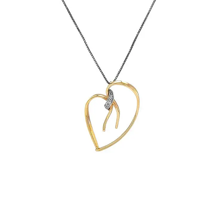 Zlatý Přívěsek s Diamanty