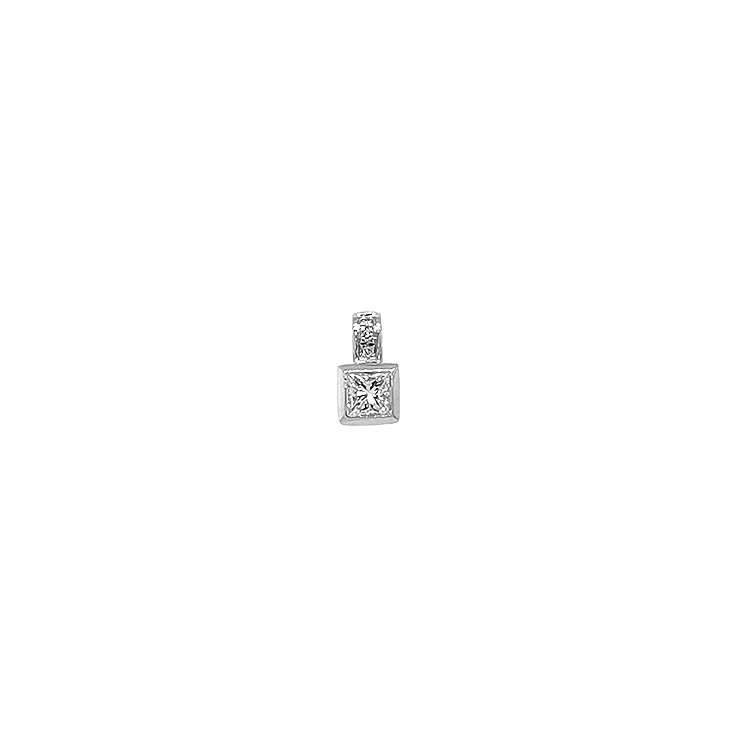 Gold Pendant with Diamonds