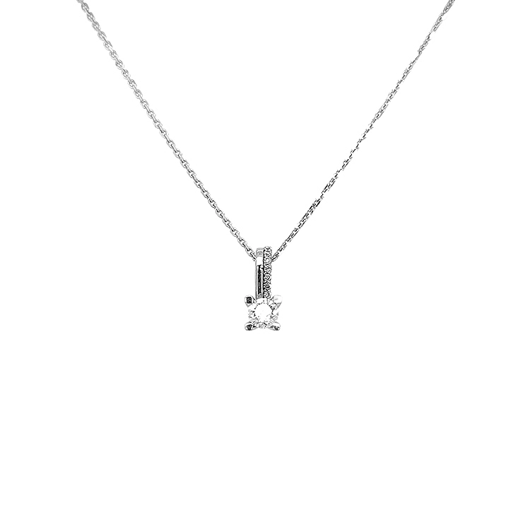 Gold Pendant with Diamonds