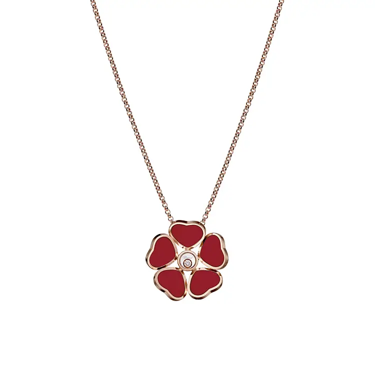 Zlatý Přívěsek Chopard Happy Hearts 79A085-5811