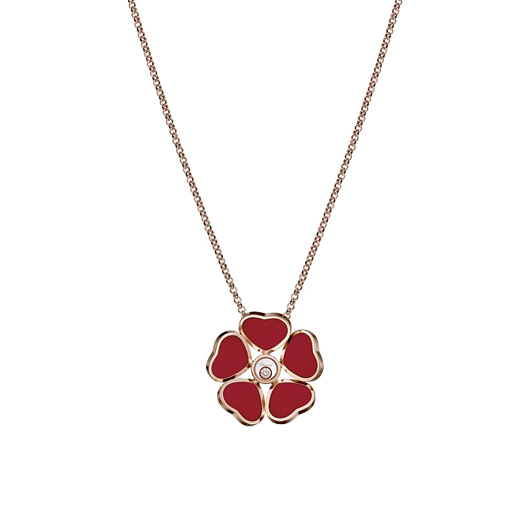 Gold Pendant Chopard Happy Hearts 79A085-5811