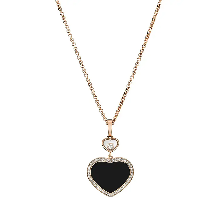 Zlatý Přívěsek Chopard Happy Hearts 79A074-5201