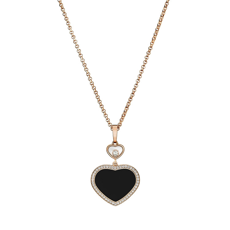 Gold Pendant Chopard Happy Hearts 79A074-5201