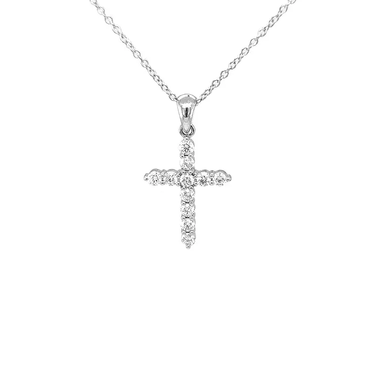 Zlatý Kříž s Diamanty