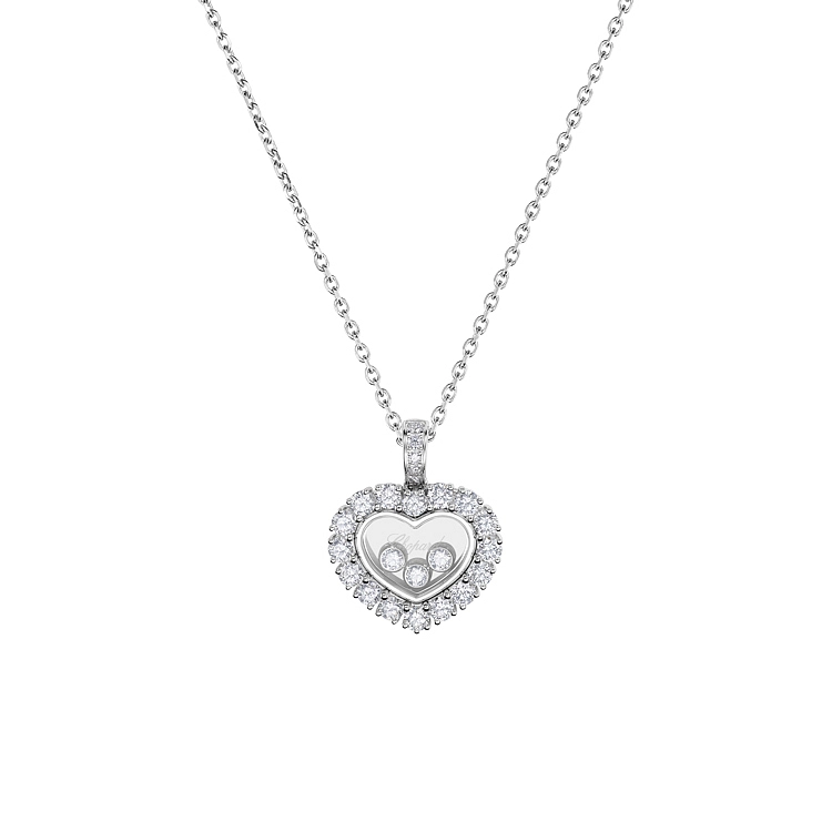 Gold Pendant Chopard Happy Diamonds 79A615-1001