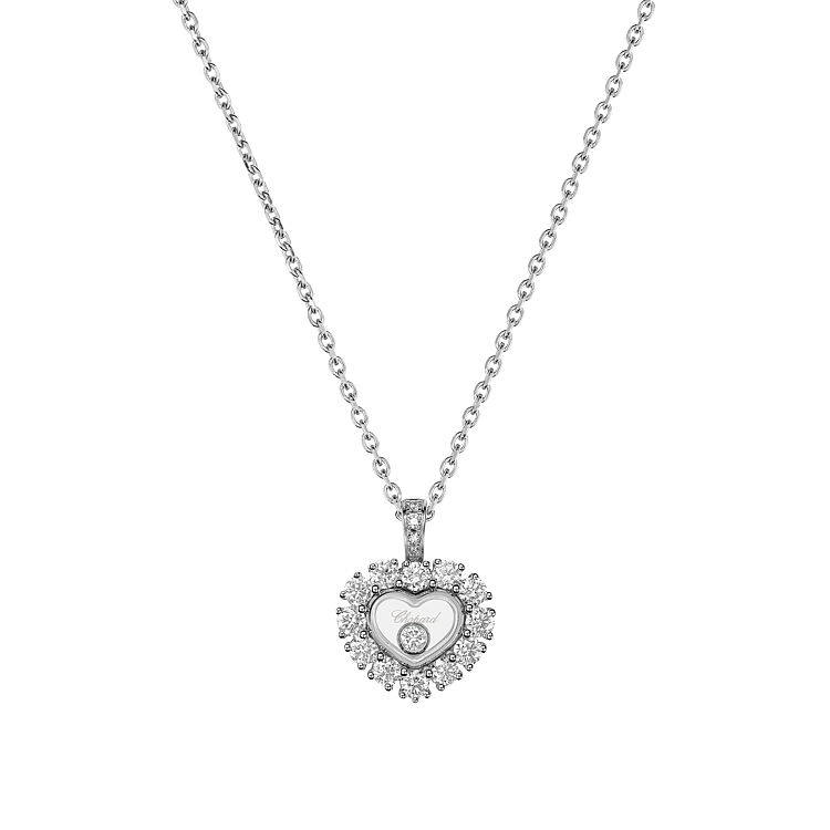 Gold Pendant Chopard Happy Diamonds 79A616-1001
