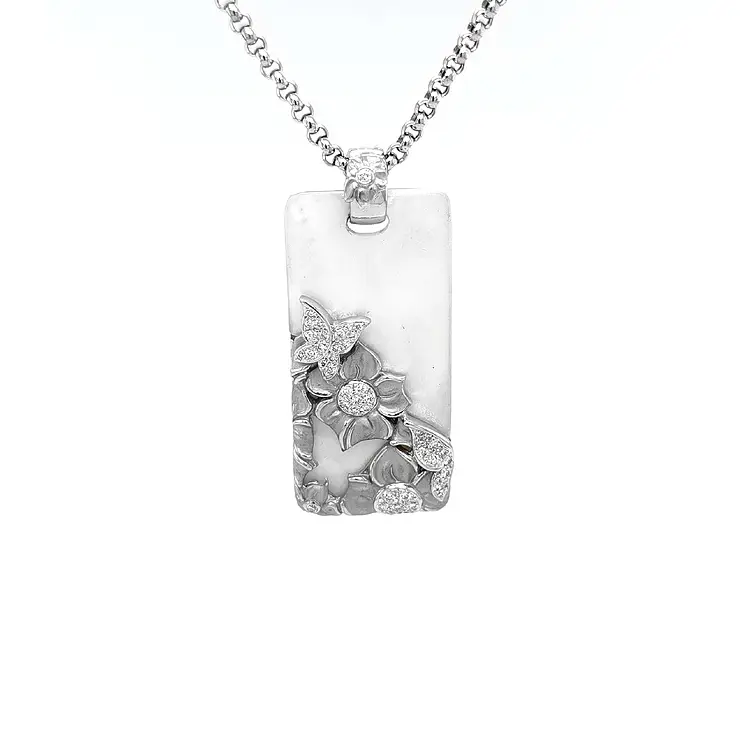 Zlatý Přívěsek Carrera y Carrera Collar Sky Mariposas