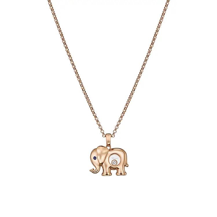 Zlatý Přívěsek Chopard Happy Diamonds Elephant 79A189-5001