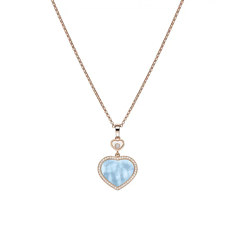 Zlatý Přívěsek Chopard Happy Hearts 79A074-5340