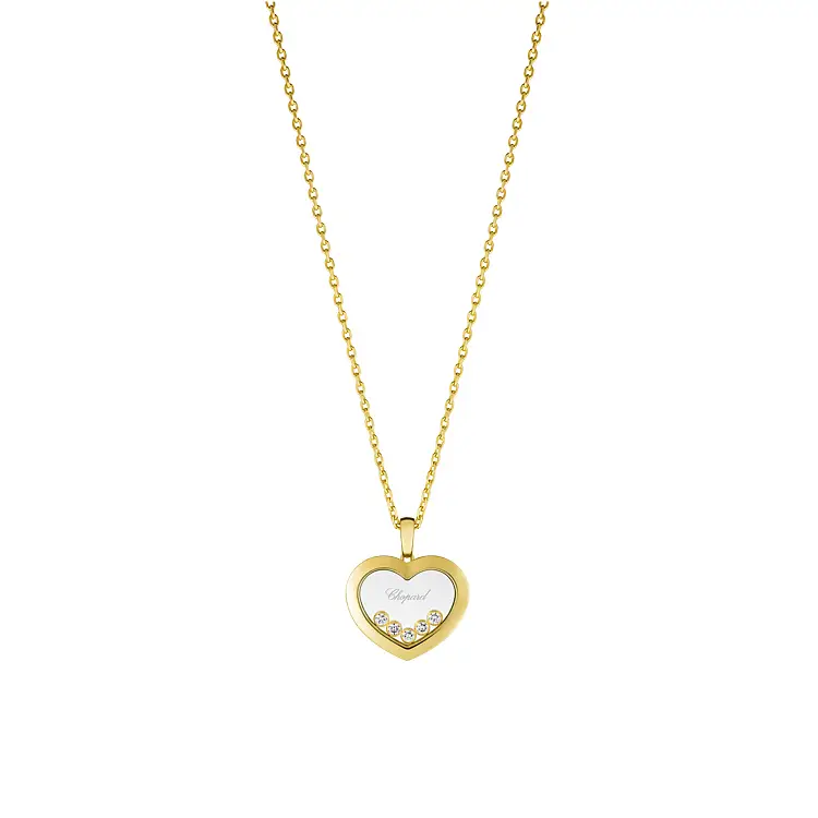 Zlatý Přívěsek Chopard Happy Diamonds 79A038-0001