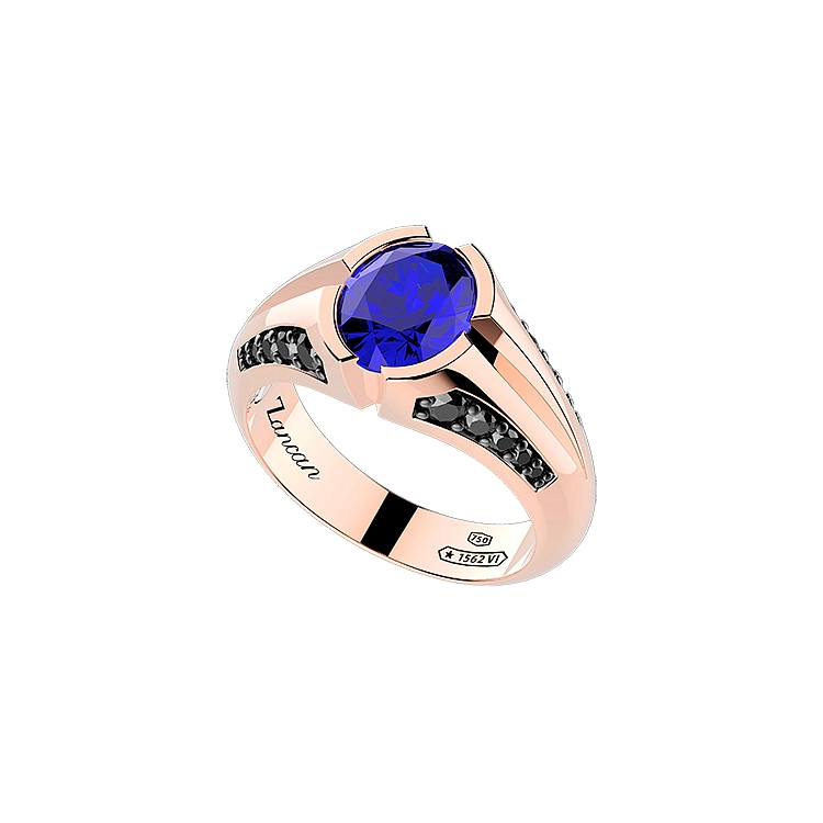 Zlatý Prsten Zancan Couture Saphhire EA305R