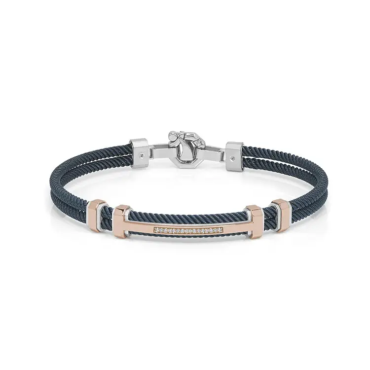 Zlatý Pánský Náramek Baraka BR282001