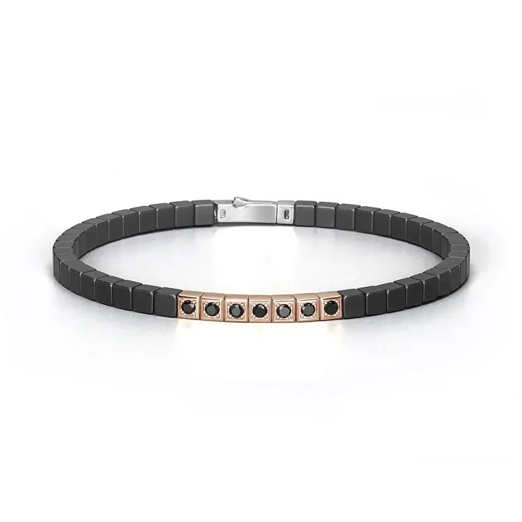 Zlatý Pánský Náramek Baraka BR351041