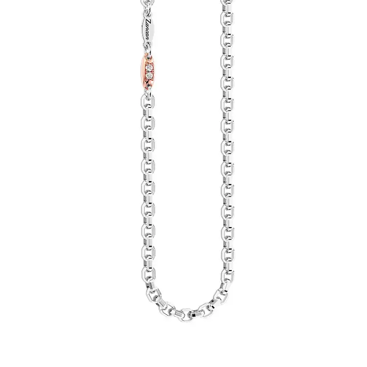 Zlatý Pánský Řetízek Zancan s Diamanty