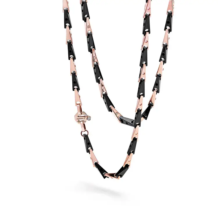 Zlatý Pánský Řetízek Baraka s Keramikou GC232071