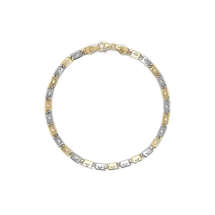 Zlatý Náramek z Kombinovaného Zlata