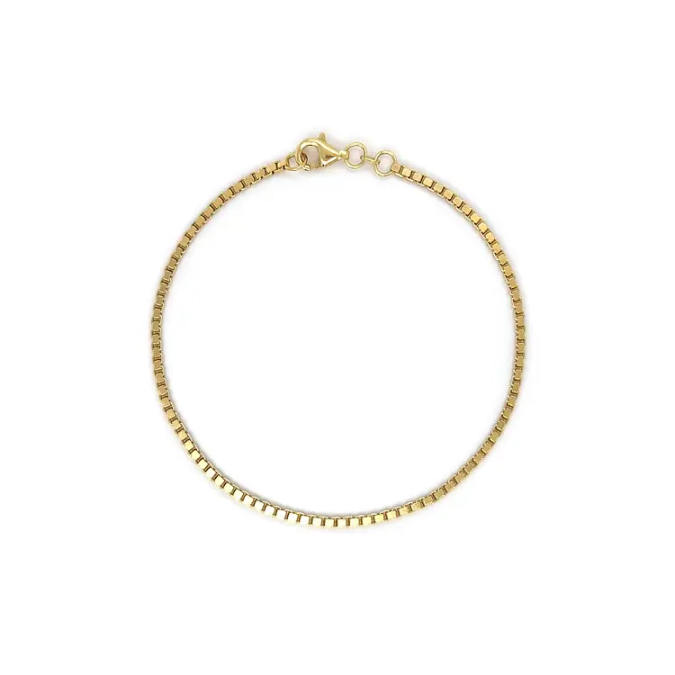 Zlatý Náramek Cube - Kostka