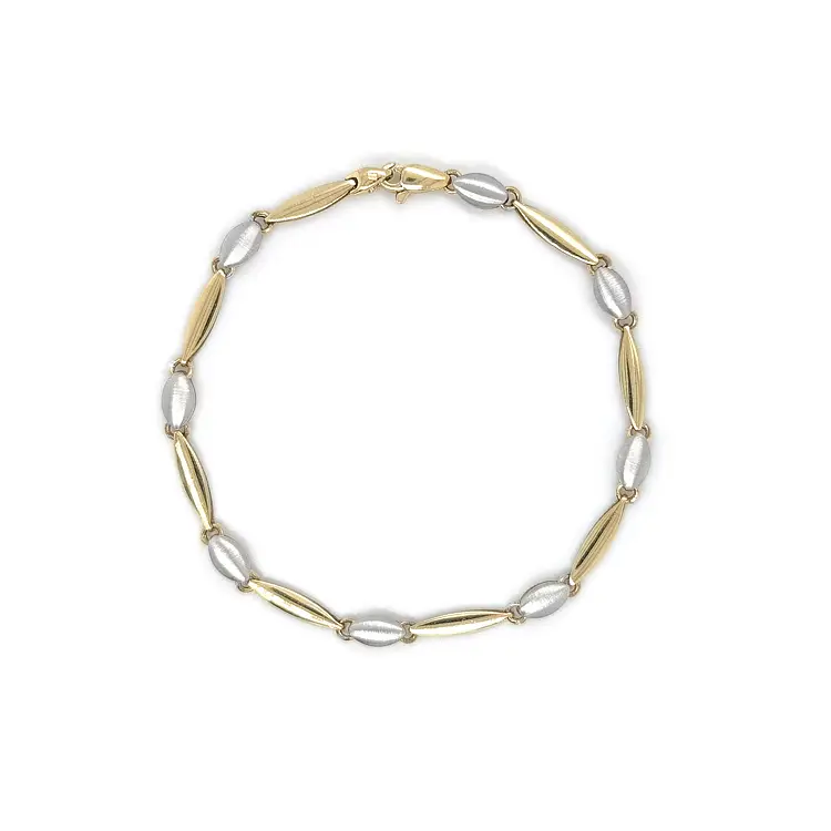 Zlatý Dámský Náramek z Kombinovaného Zlata