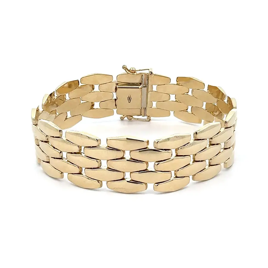 Zlatý Výrazný Náramek