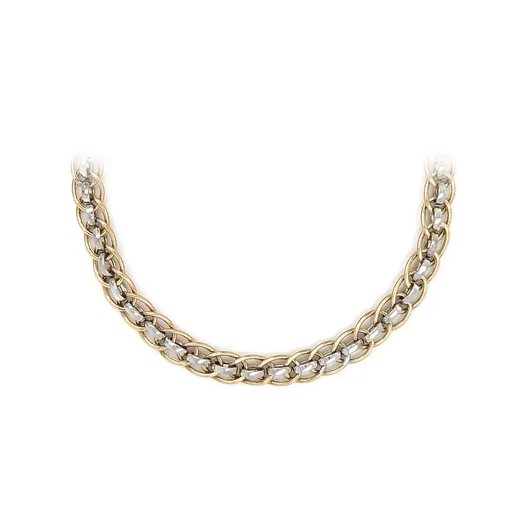 Zlatý Dámský Náhrdelník z Kombinovaného Zlata