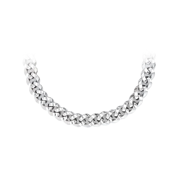 Ladies White Gold Chain
