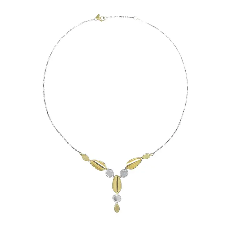 Zlatý Dámský Náhrdelník z Kombinovaného Zlata