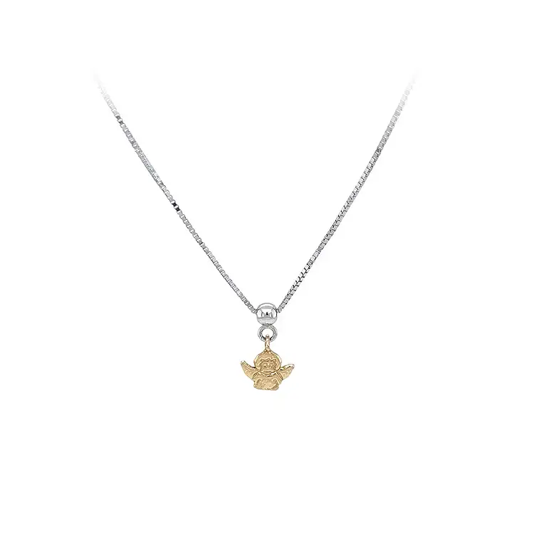 Náhrdelník Anděl z Kombinovaného Zlata