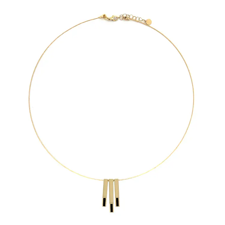 Zlatý Náhrdelník se Smaltem