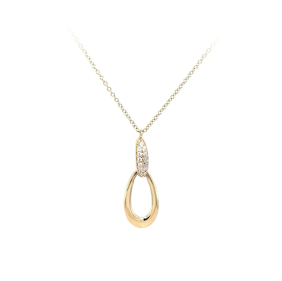 Zlatý Náhrdelník se Zirkony